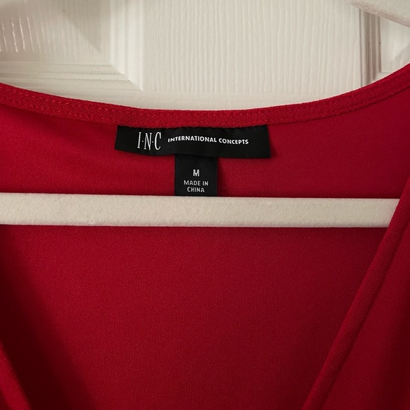 INC International Concepts brand dress in red size medium - Picture 4 of 7